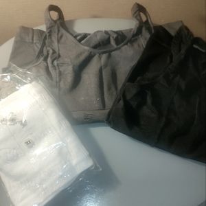 Men's Compression Tanks (3-NWT black, white & gray)